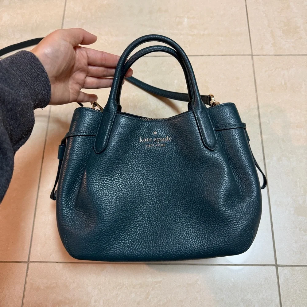 Kate Spade Teal Crossbody Bag - Picture 1 of 8